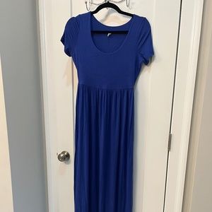 Cobalt maxi Pink Blush dress